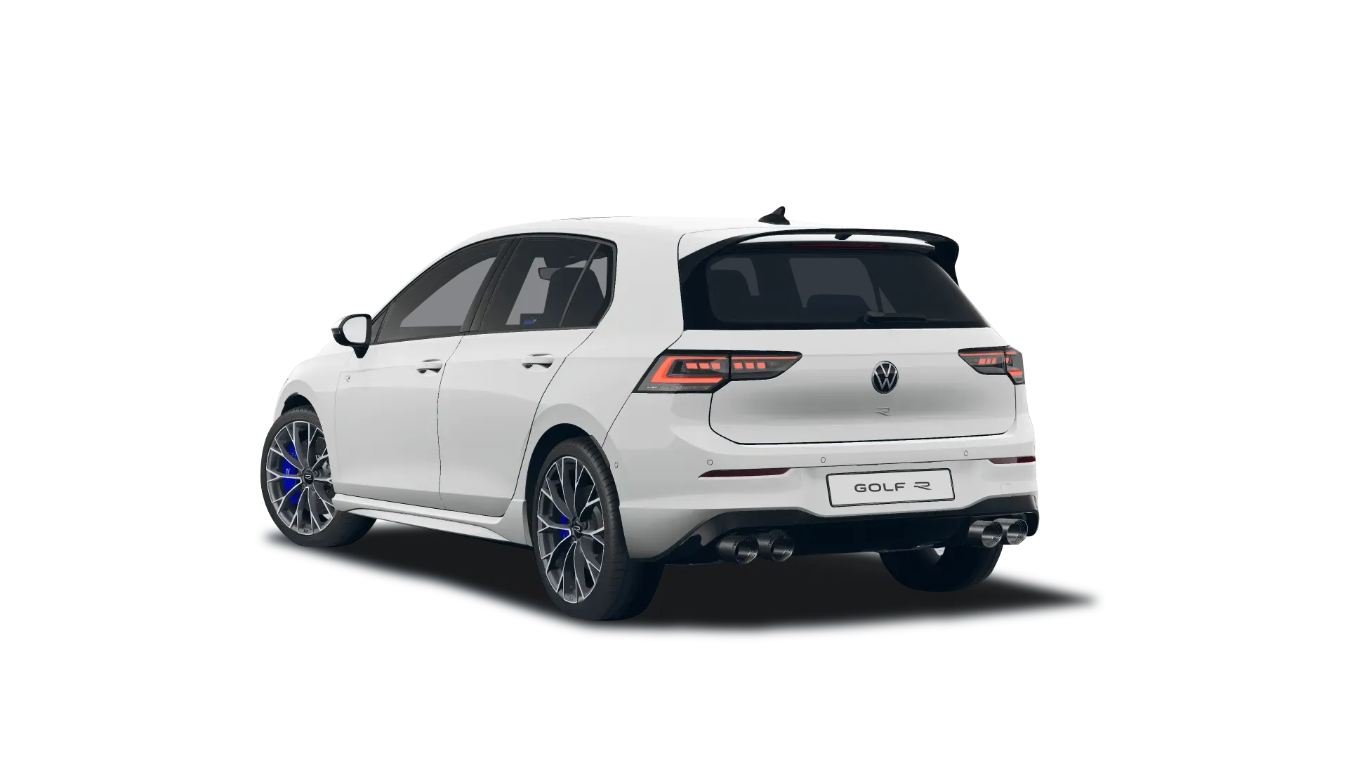 A pure white Golf R Performance