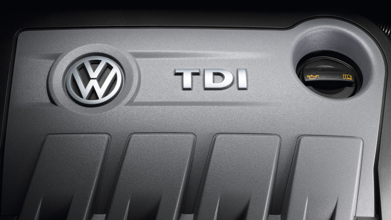 A Volkswagen TDI engine block.