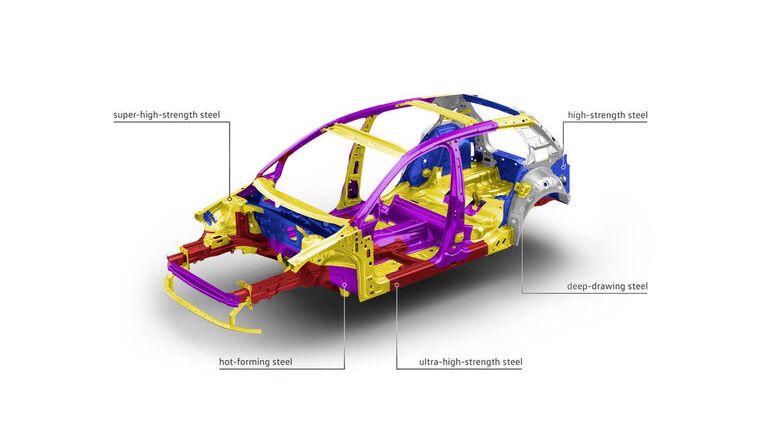 The Golf R has a safety structure which is designed to keep all passengers safe during an emergency situation.