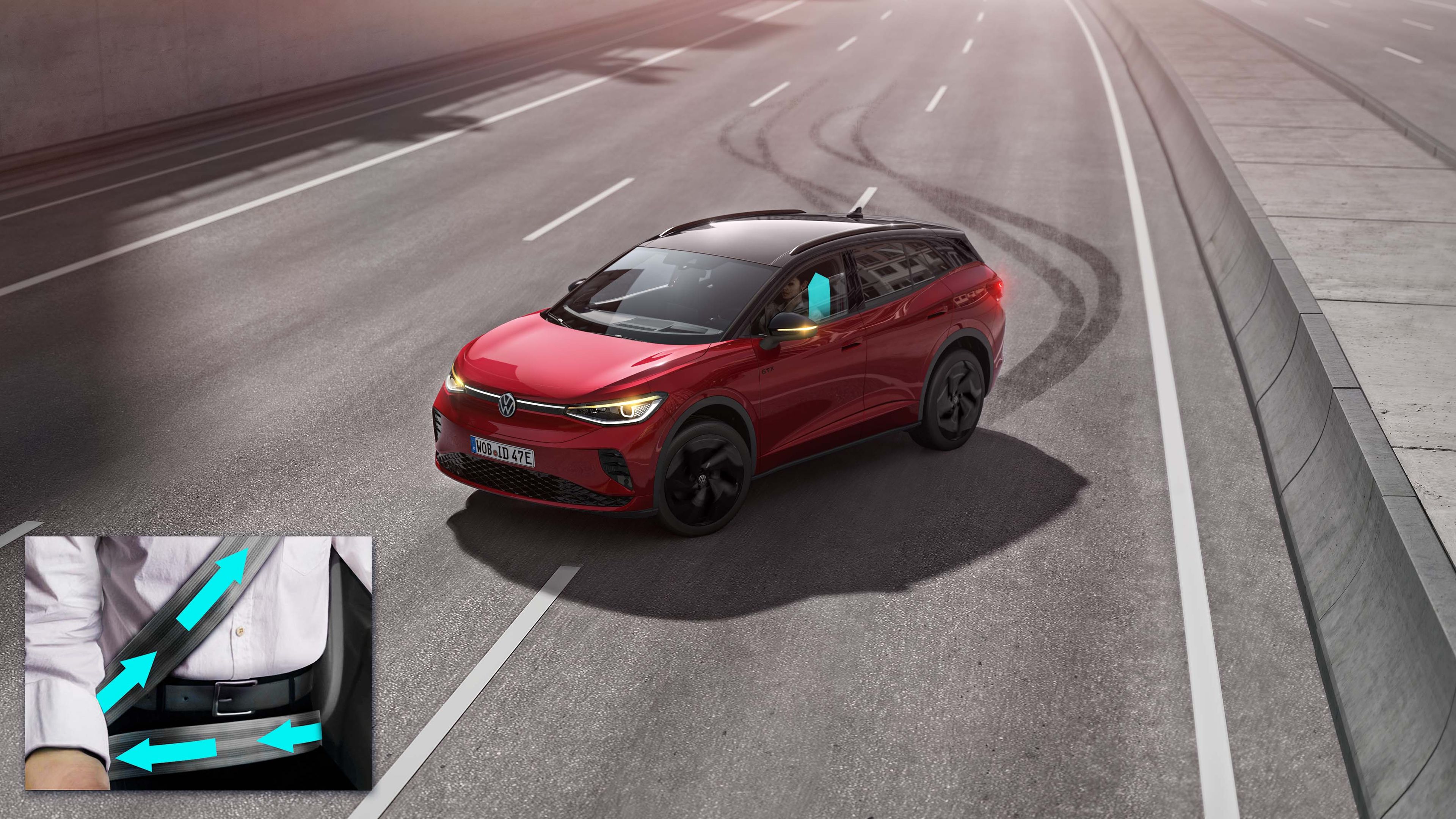 The Emergency Assist system in the Volkswagen ID.4 takes control in critical moments, smoothly stopping your vehicle with precision and care.