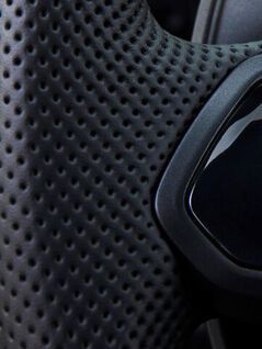 The Golf R controls on the steering wheel